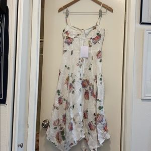Wayf Bracup Floral Eyelet Dress